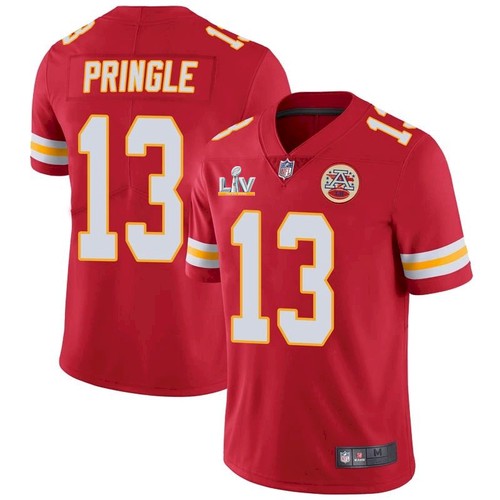 Men's Kansas City Chiefs #13 Byron Pringle Red 2021 Super Bowl LV Limited Stitched NFL Jersey